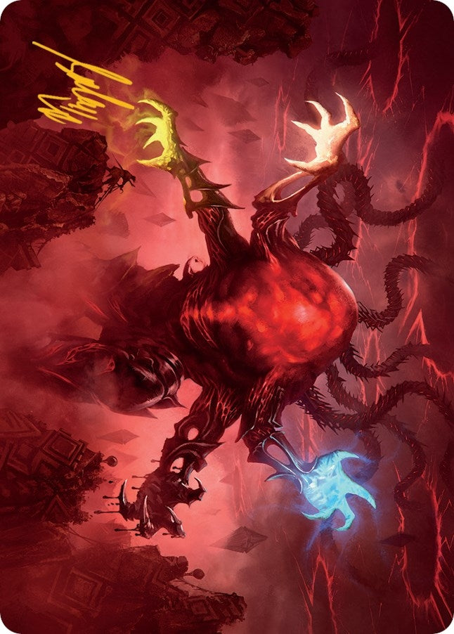 Image for Omnath, Locus of All Art Card (51/81) (Gold-Stamped Signature) (Art Series: March of the Machine) (51) - Magic: The Gathering