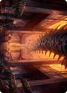 Image for Bloodfell Caves Art Card (Art Series: March of the Machine) (55) - Magic: The Gathering