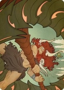 Image for Borborygmos and Fblthp Art Card (57/81) (Art Series: March of the Machine) (57) - Magic: The Gathering