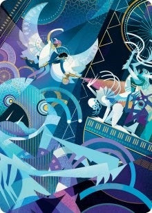 Image for Errant and Giada Art Card (Art Series: March of the Machine) (59) - Magic: The Gathering