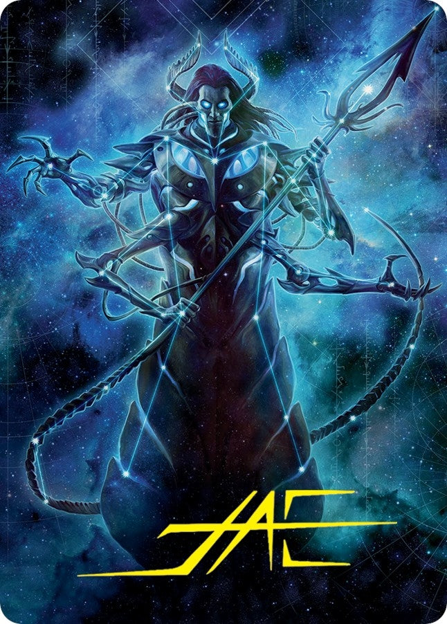 Image for Heliod, the Warped Eclipse Art Card (Gold-Stamped Signature) (Art Series: March of the Machine) (60) - Magic: The Gathering