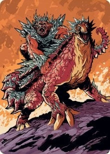 Image for Kogla and Yidaro Art Card (Art Series: March of the Machine) (61) - Magic: The Gathering