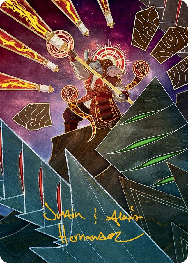 Image for Quintorius, Loremaster Art Card (63/81) (Gold-Stamped Signature) (Art Series: March of the Machine) (63) - Magic: The Gathering