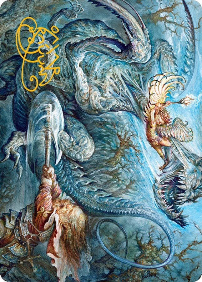 Image for Rankle and Torbran Art Card (Gold-Stamped Signature) (Art Series: March of the Machine) (64) - Magic: The Gathering