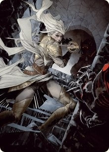 Image for Thalia, Guardian of Thraben Art Card (Art Series: March of the Machine) (67) - Magic: The Gathering