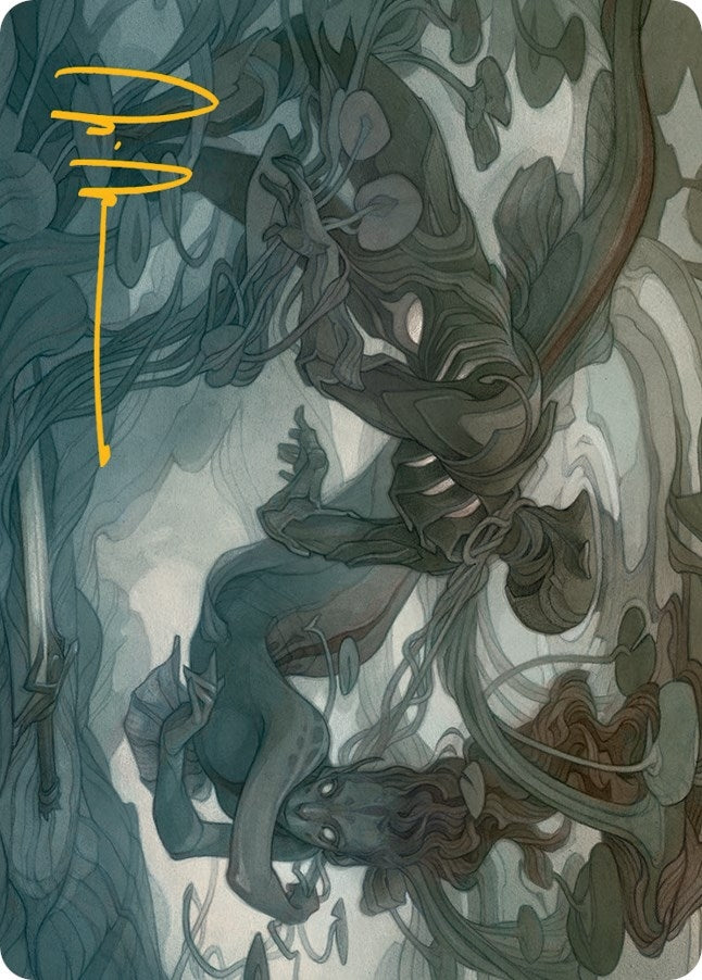 Image for Emry, Lurker of the Loch Art Card (Gold-Stamped Signature) (Art Series: March of the Machine) (69) - Magic: The Gathering