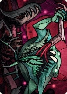 Image for Yargle, Glutton of Urborg Art Card (Art Series: March of the Machine) (72) - Magic: The Gathering