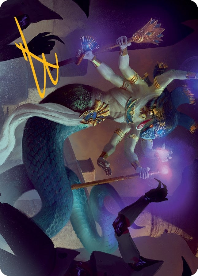 Image for Imoti, Celebrant of Bounty Art Card (Gold-Stamped Signature) (Art Series: March of the Machine) (79) - Magic: The Gathering