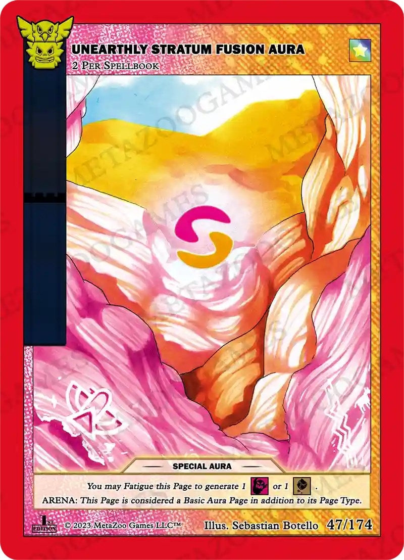 Image for Unearthly Stratum Fusion Aura (Native: First Edition) (47/174) - MetaZoo