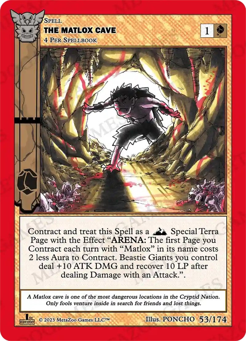 Image for The Matlox Cave (Native: First Edition) (53/174) - MetaZoo