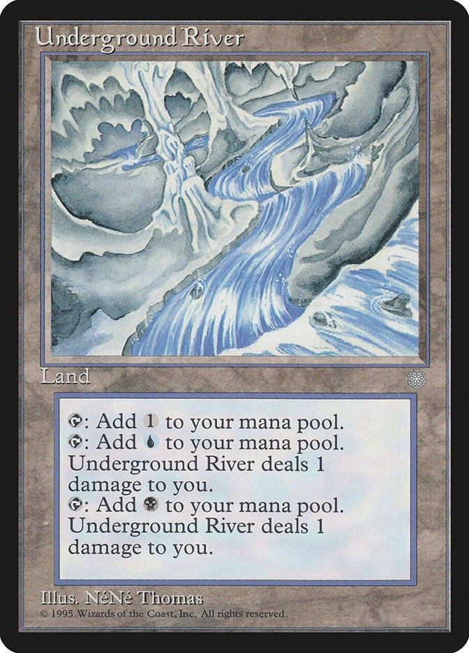 Image for Underground River (Ice Age) (357) - Magic: The Gathering