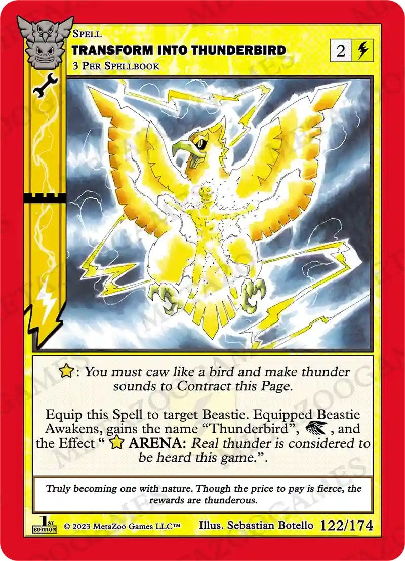 Image for Transform Into Thunderbird (Native: First Edition) (122/174) - MetaZoo