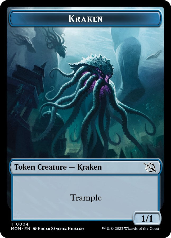 Image for Kraken Token (March of the Machine) (4) - Magic: The Gathering