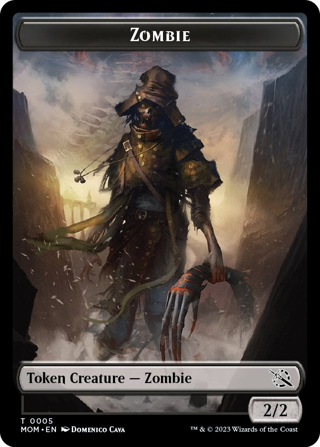 Image for Zombie Token (March of the Machine) (5) - Magic: The Gathering