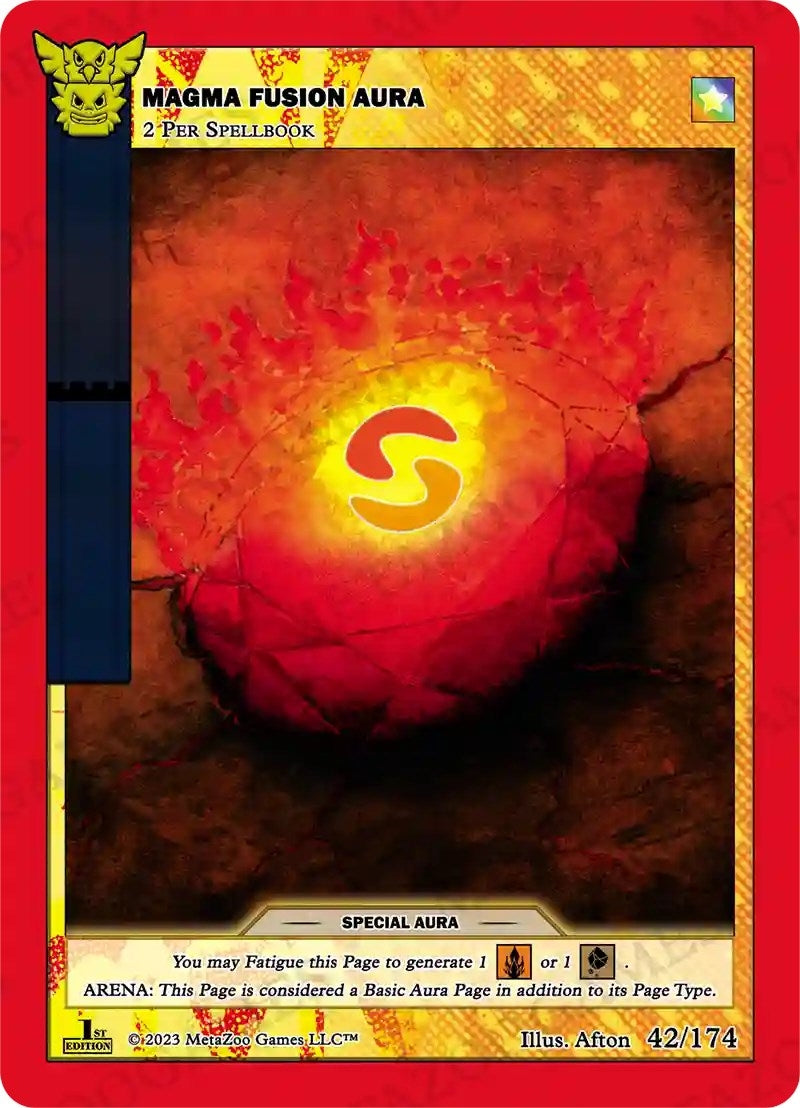 Image for Magma Fusion Aura (Native: First Edition) (42/174) - MetaZoo