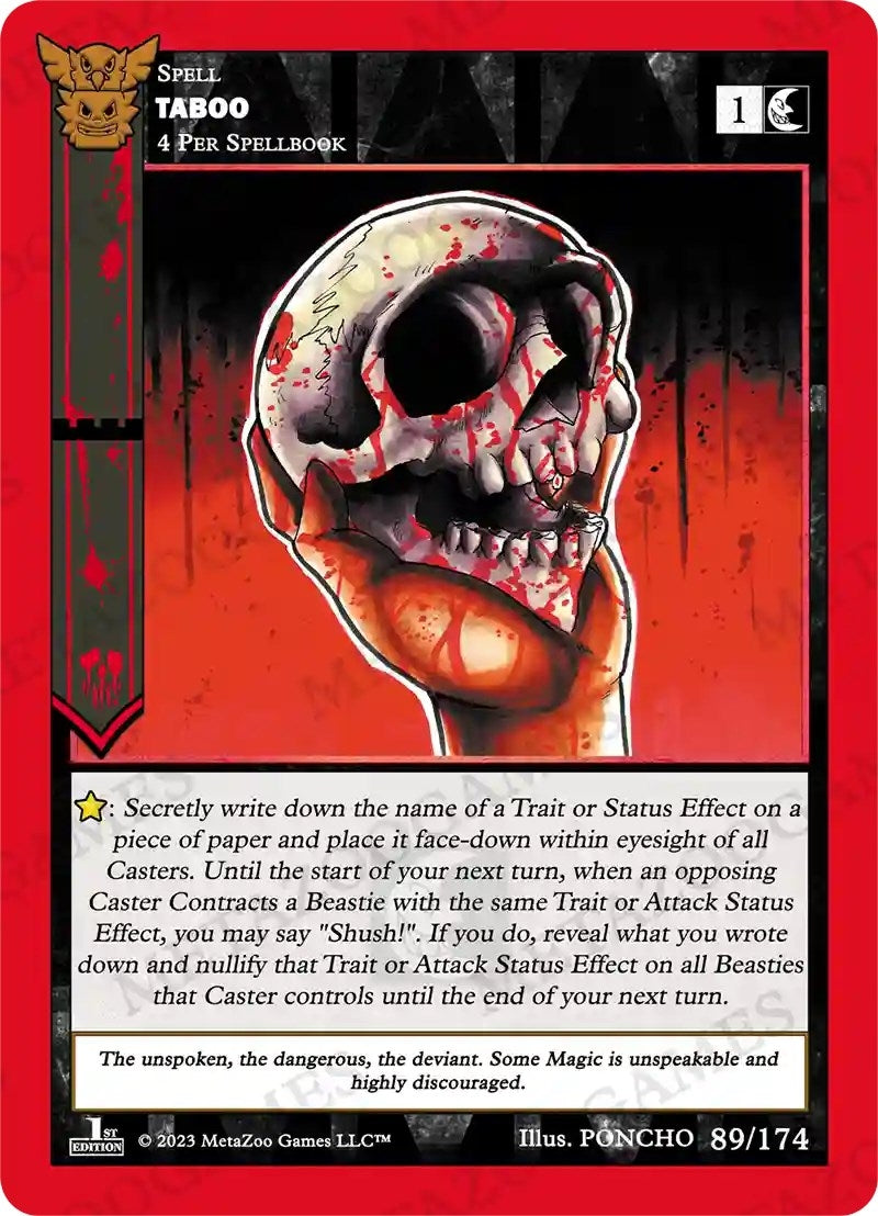 Image for Taboo (Native: First Edition) (89/174) - MetaZoo