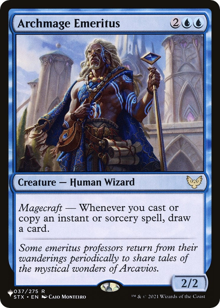 Image for Archmage Emeritus (The List Reprints) (037/275) - Magic: The Gathering