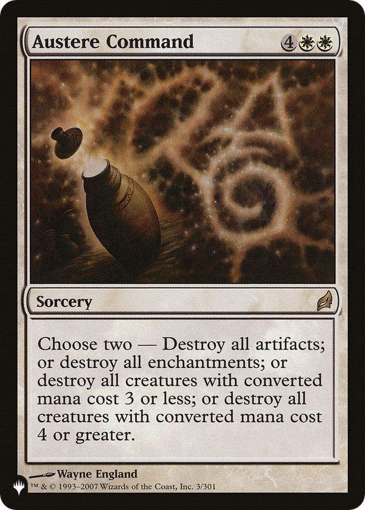 Image for Austere Command (LRW) (The List Reprints) (3/301) - Magic: The Gathering