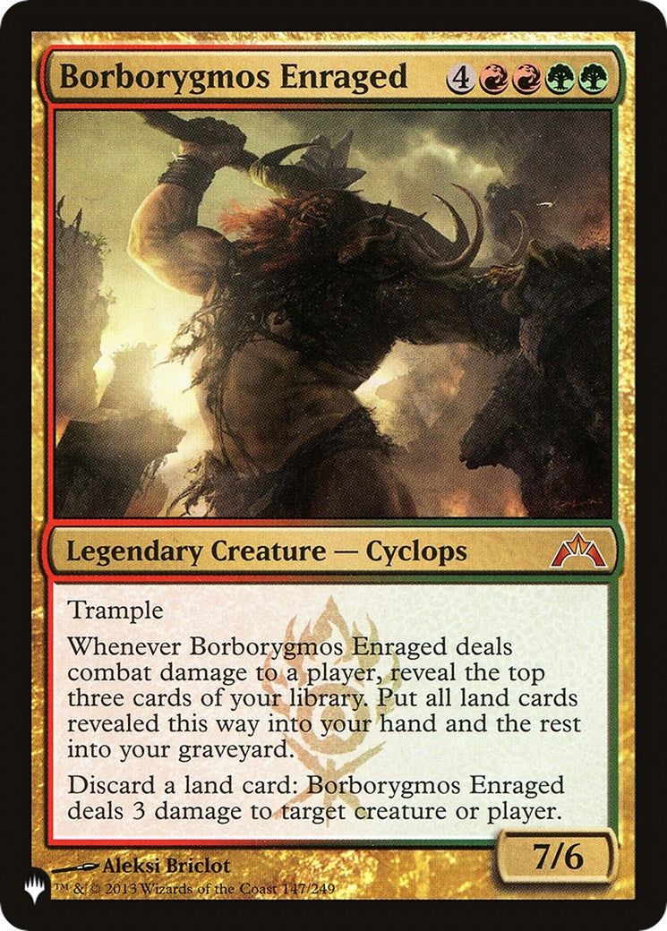 Image for Borborygmos Enraged (The List Reprints) (147/249) - Magic: The Gathering