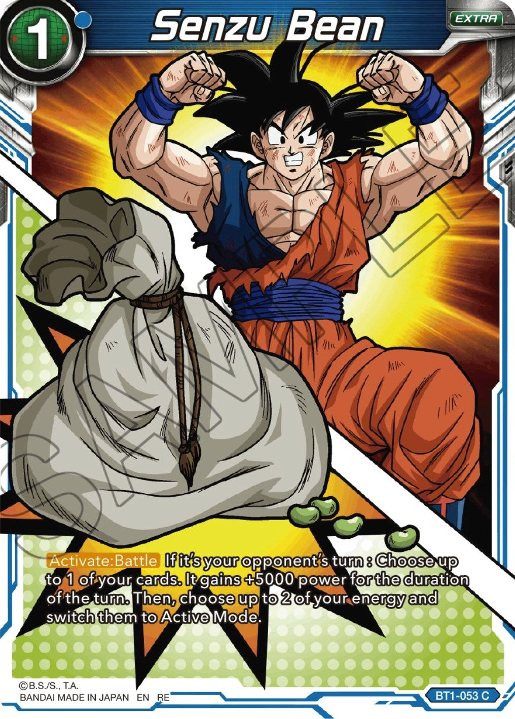 Image for Senzu Bean (Reprint) (Expansion Deck Box Set 22: Ultimate Deck 2023) (BT1-053) - Dragon Ball Super: Masters