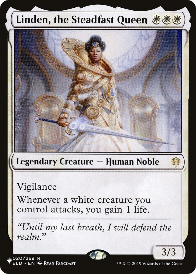Image for Linden, the Steadfast Queen (The List Reprints) (020/269) - Magic: The Gathering