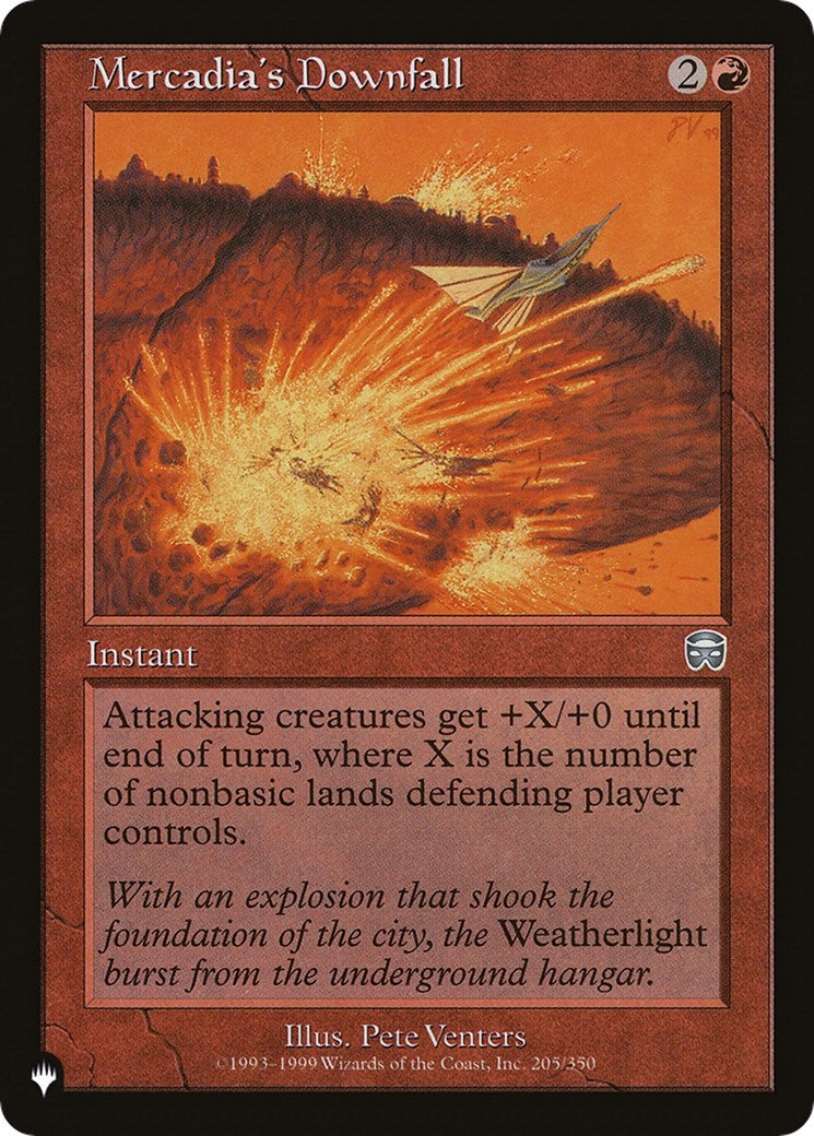 Image for Mercadia's Downfall (The List Reprints) (205/350) - Magic: The Gathering