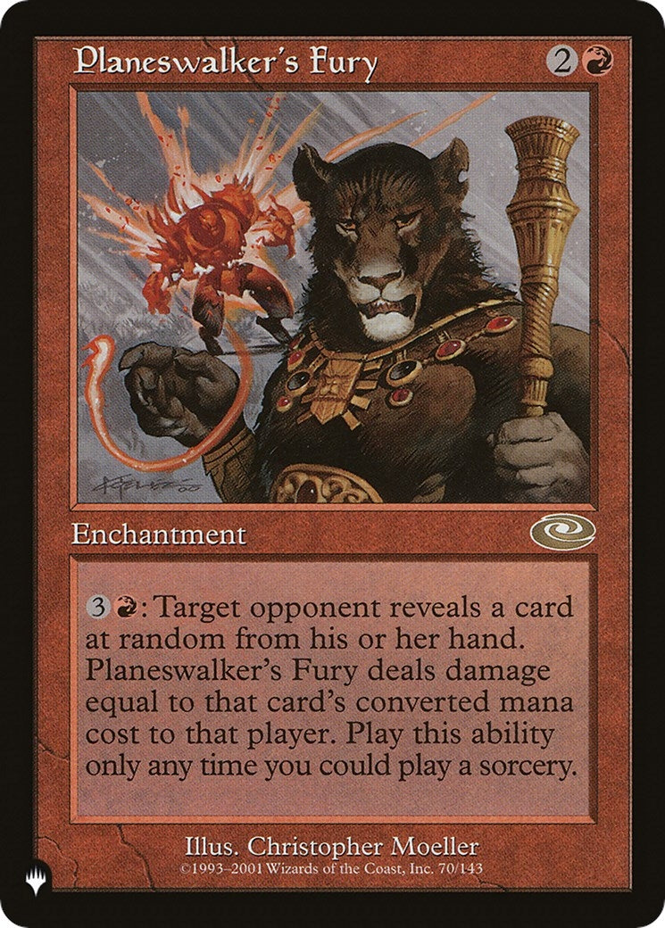 Image for Planeswalker's Fury (The List Reprints) (70/143) - Magic: The Gathering