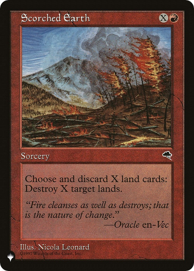 Image for Scorched Earth (The List Reprints) - Magic: The Gathering