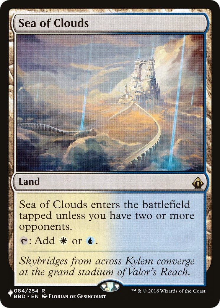 Image for Sea of Clouds (The List Reprints) (084/254) - Magic: The Gathering