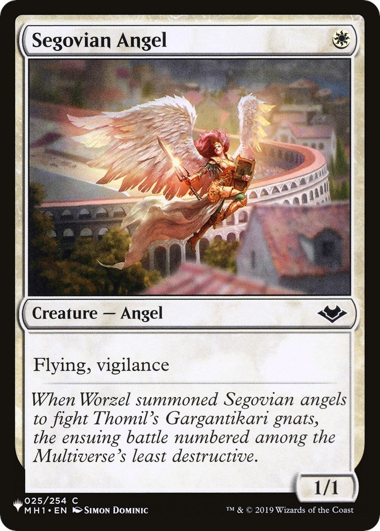 Image for Segovian Angel (The List Reprints) (025/254) - Magic: The Gathering