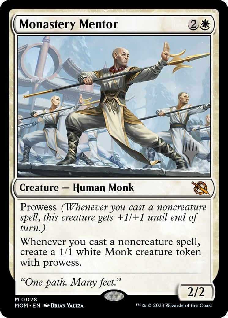 Image for Monastery Mentor (Promo Pack: March of the Machine) (28) - Magic: The Gathering