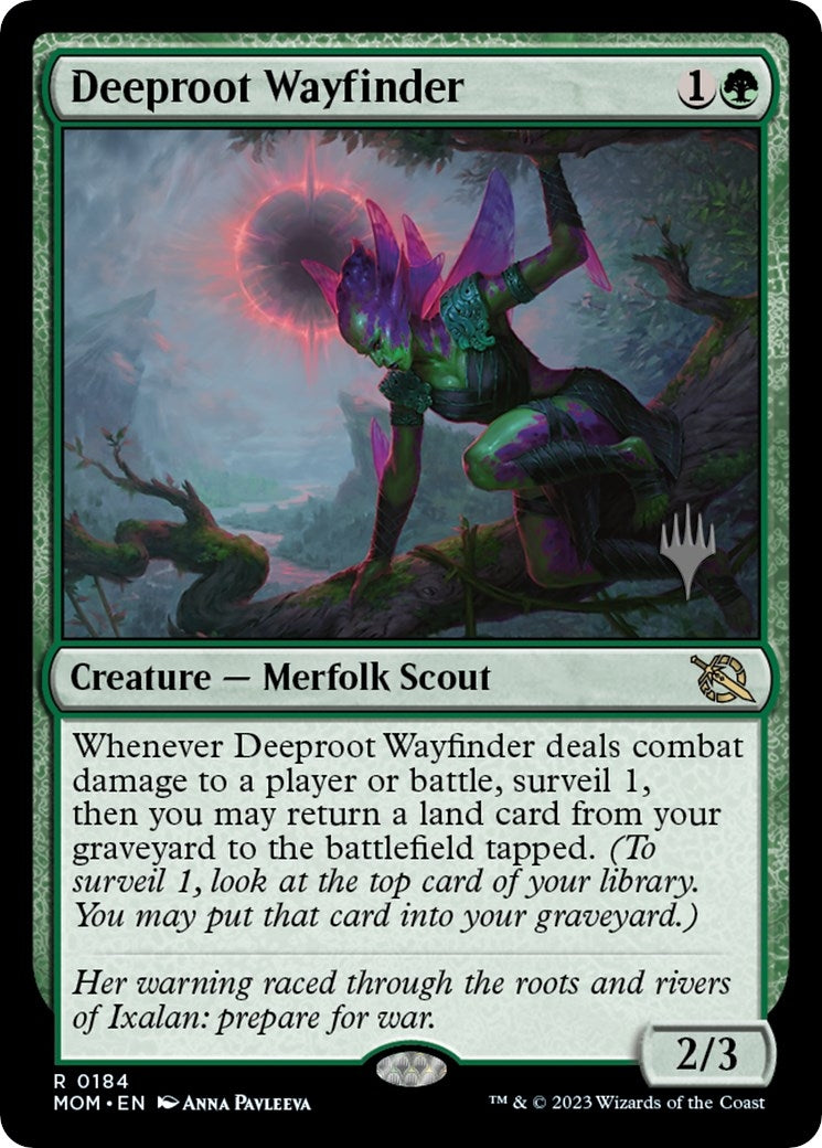 Image for Deeproot Wayfinder (Promo Pack: March of the Machine) (184) - Magic: The Gathering