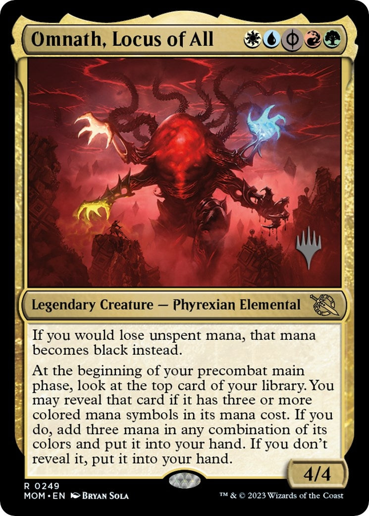 Image for Omnath, Locus of All (Promo Pack: March of the Machine) (249) - Magic: The Gathering