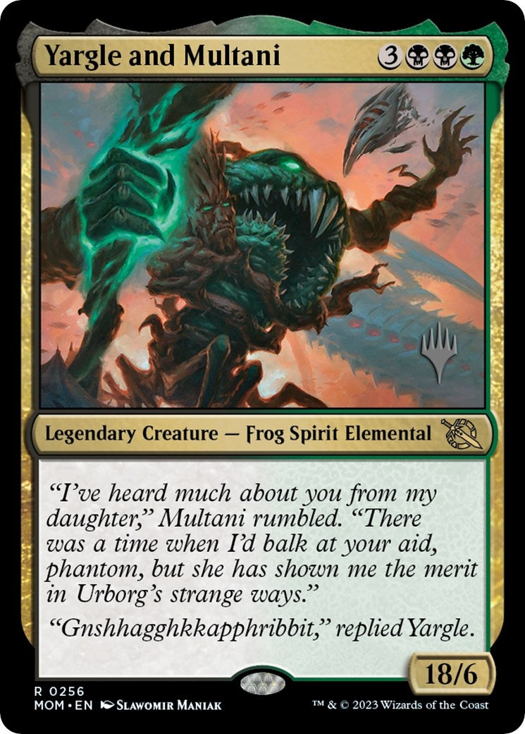 Image for Yargle and Multani (Promo Pack: March of the Machine) (256) - Magic: The Gathering