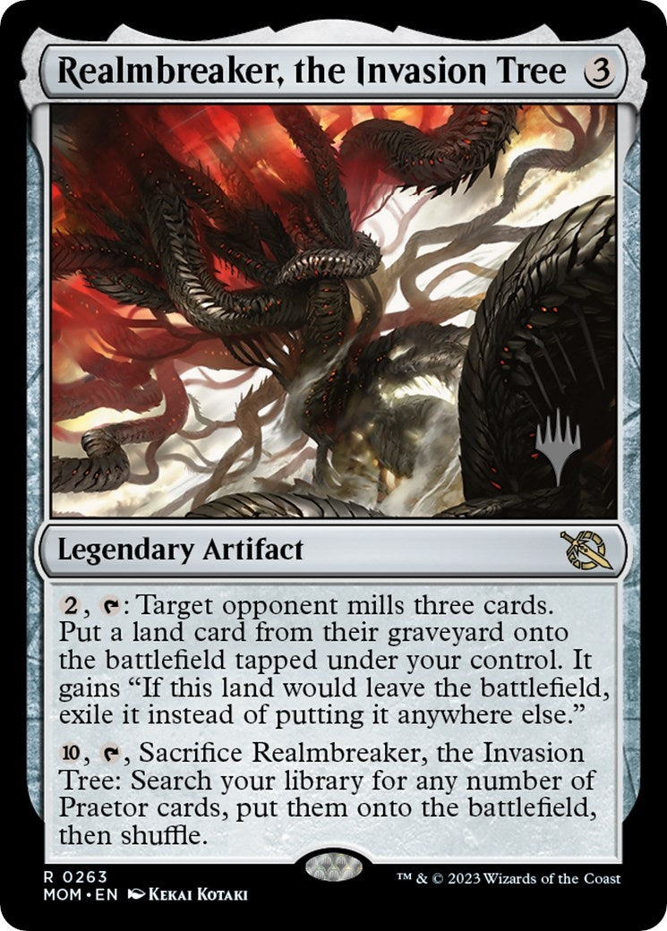 Image for Realmbreaker, the Invasion Tree (Promo Pack: March of the Machine) (263) - Magic: The Gathering