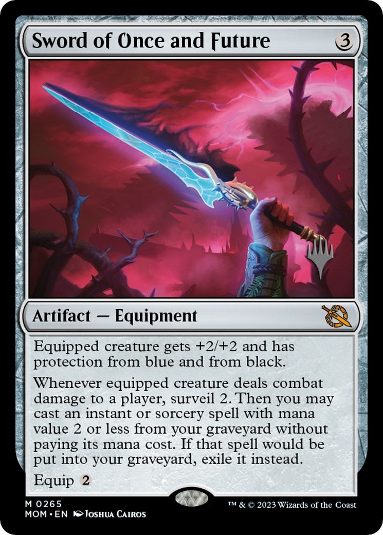 Image for Sword of Once and Future (Promo Pack: March of the Machine) (265) - Magic: The Gathering