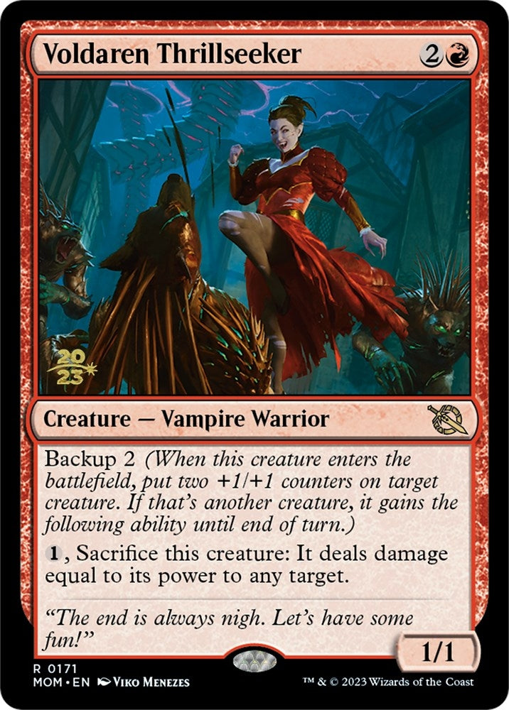 Image for Voldaren Thrillseeker (Prerelease Cards) (171) - Magic: The Gathering