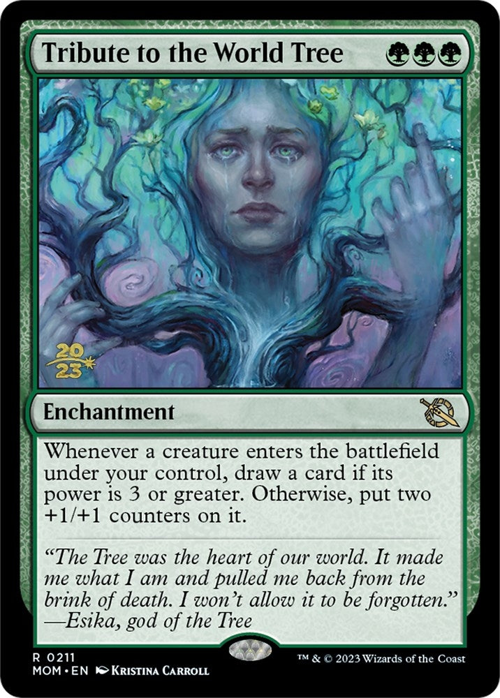 Image for Tribute to the World Tree (Prerelease Cards) (211) - Magic: The Gathering