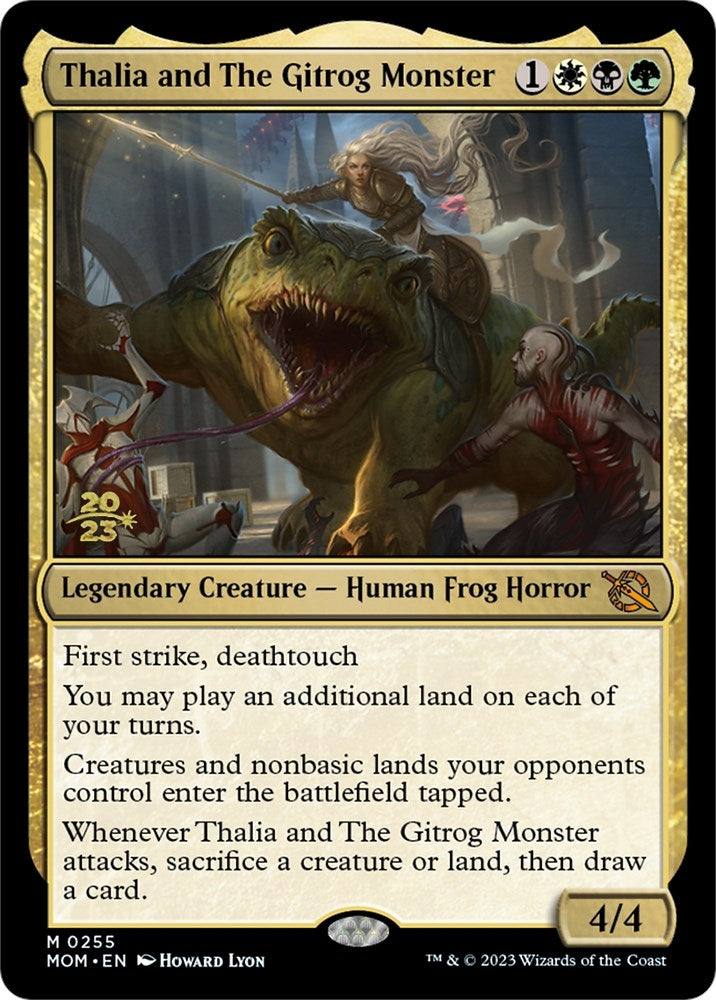 Image for Thalia and The Gitrog Monster (Prerelease Cards) (255) - Magic: The Gathering