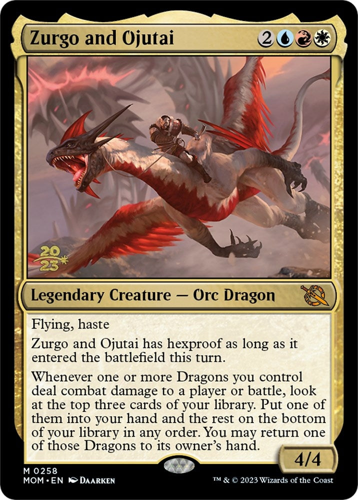 Image for Zurgo and Ojutai (Prerelease Cards) (258) - Magic: The Gathering