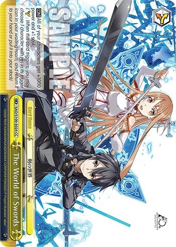 Image for The World of Swords (Sword Art Online Animation 10th Anniversary) (SAO/S100-E024 CC) - Weiss Schwarz