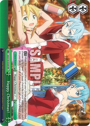 Image for Happy Christmas! (RRR) (Sword Art Online Animation 10th Anniversary) (SAO/S100-E056R RRR) - Weiss Schwarz