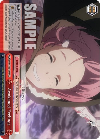 Image for Awakened Feelings (Sword Art Online Animation 10th Anniversary) (SAO/S100-E074 CC) - Weiss Schwarz