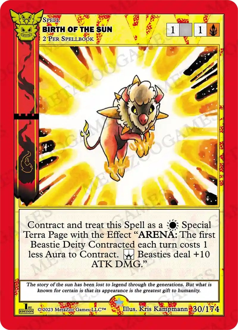 Image for Birth of the Sun (Native: First Edition) (30/174) - MetaZoo