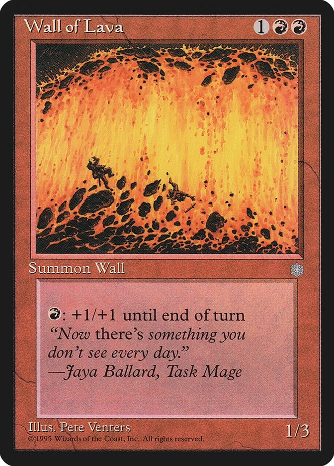 Image for Wall of Lava (Ice Age) - Magic: The Gathering