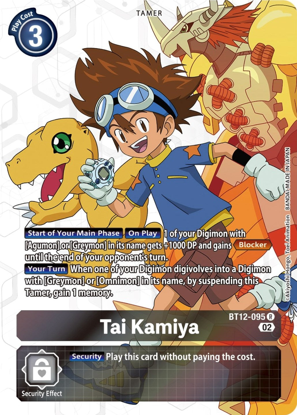 Image for Tai Kamiya (Alternate Art) (BT12) (12095)
