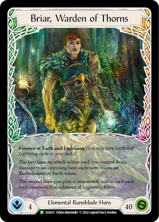 Image for Briar // Briar, Warden of Thorns (Flesh and Blood: Promo Cards) (XXX011/XXX012) - Flesh and Blood TCG