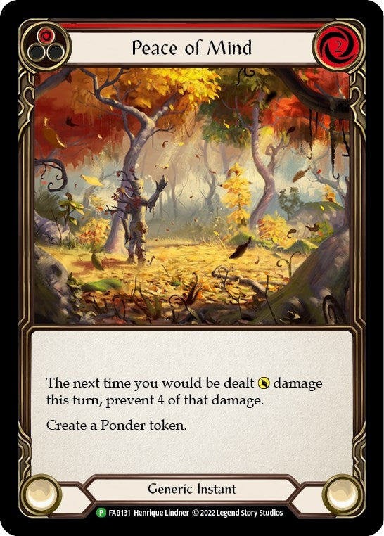 Image for Peace of Mind - FAB131 (Flesh and Blood: Promo Cards) (FAB131) - Flesh and Blood TCG