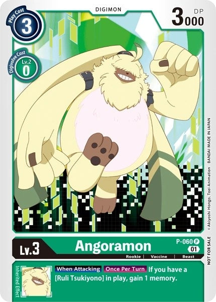 Image for Angoramon (RPC) (P-060 P) - Digimon Card Game