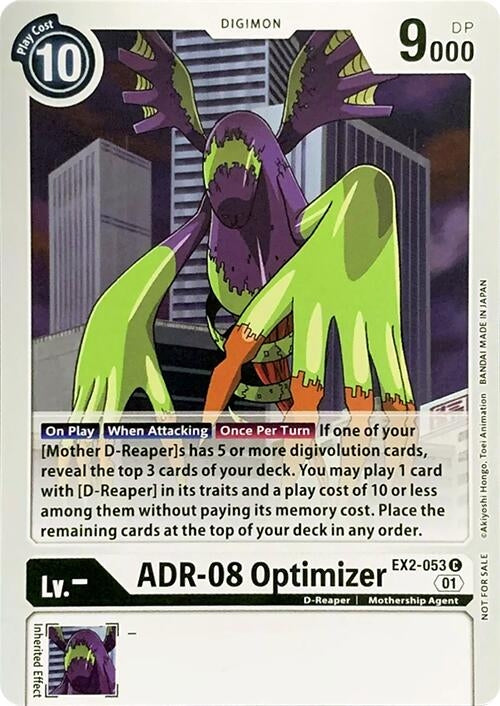 Image for ADR-08 Optimizer (RPC) (EX2-053 C) - Digimon Card Game